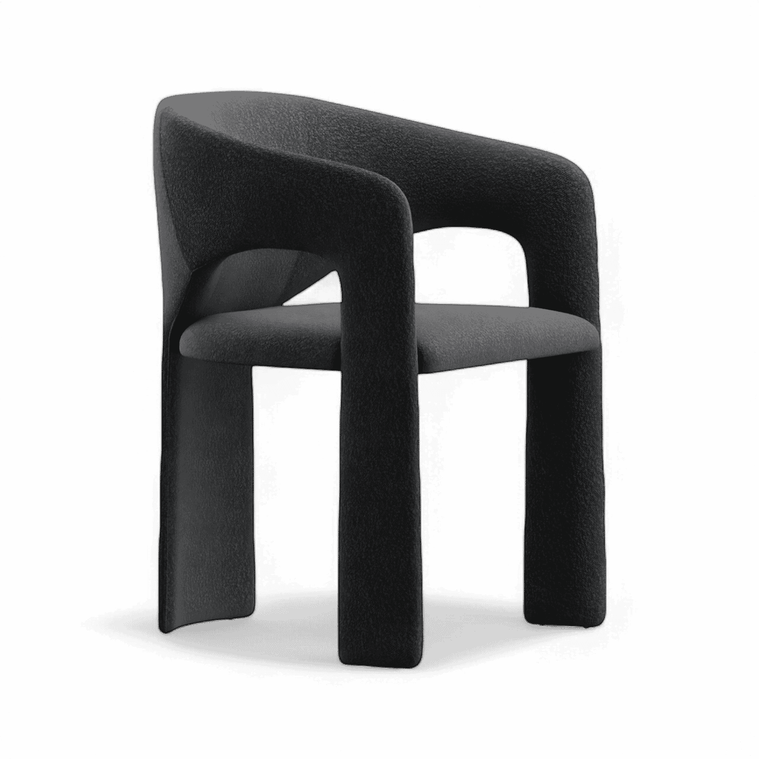 Shop Bite Dining Chair Black Boucle - Image 3