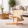 Wood Metal Accent Chair